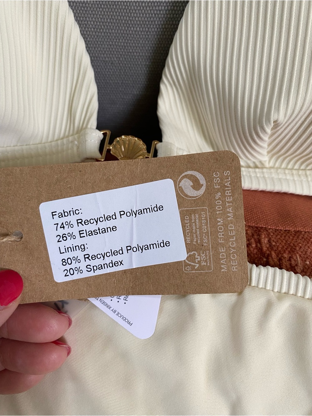 {Berlook} Ribbed Shell Bikini - Picture 11 of 11